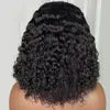 Perruque bob en cheveux humains avec dentelle frontale, sans colle