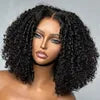 Perruque bob en cheveux humains avec dentelle frontale, sans colle