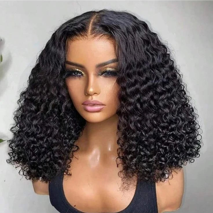 Perruque ondulée Water Wave avec dentelle frontale