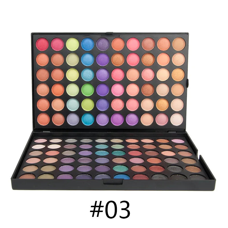 Palette de fards à paupières, 120 teintes, 5 modèles