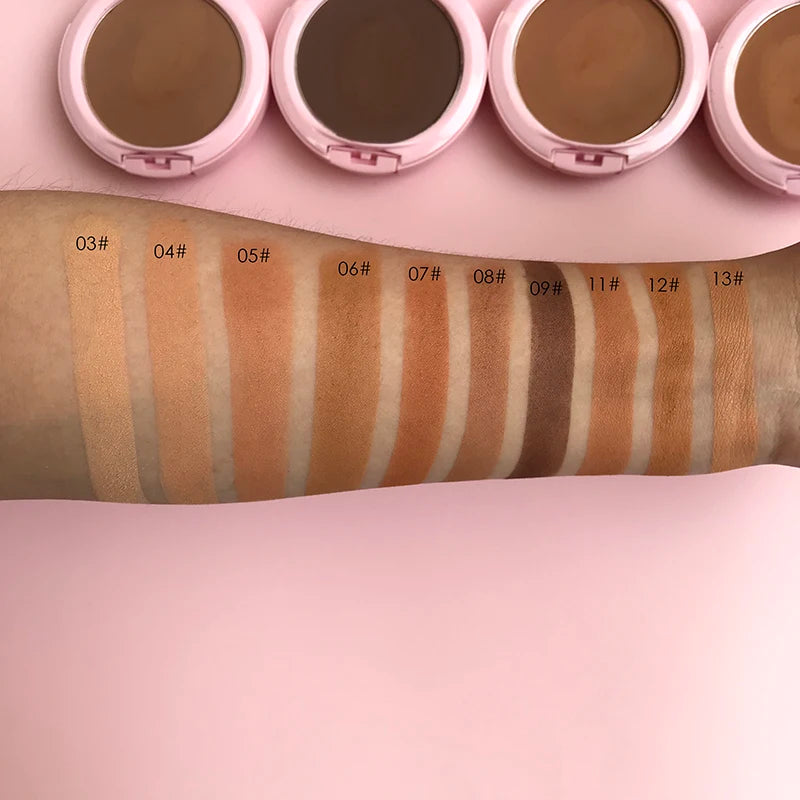 Palette de contouring et bronzer en poudre, 10 teintes