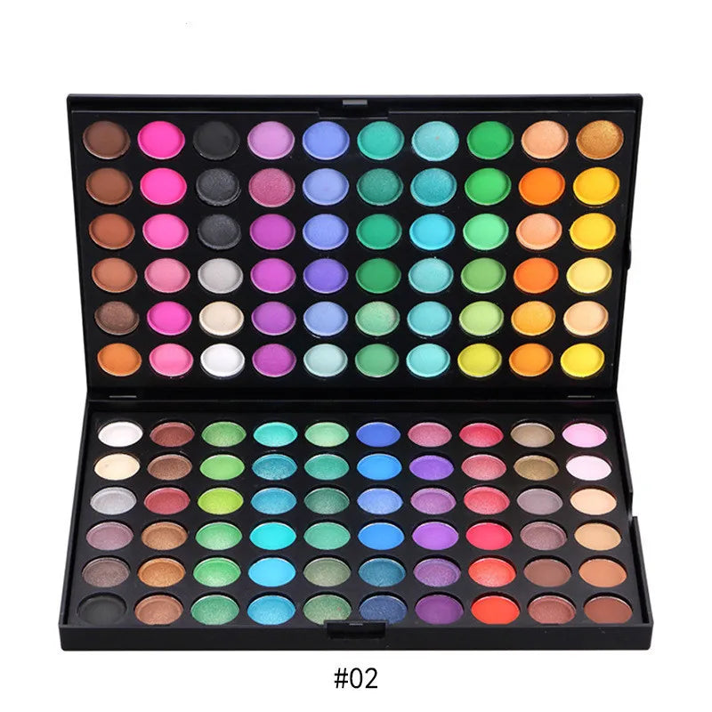 Palette de fards à paupières, 120 teintes, 5 modèles