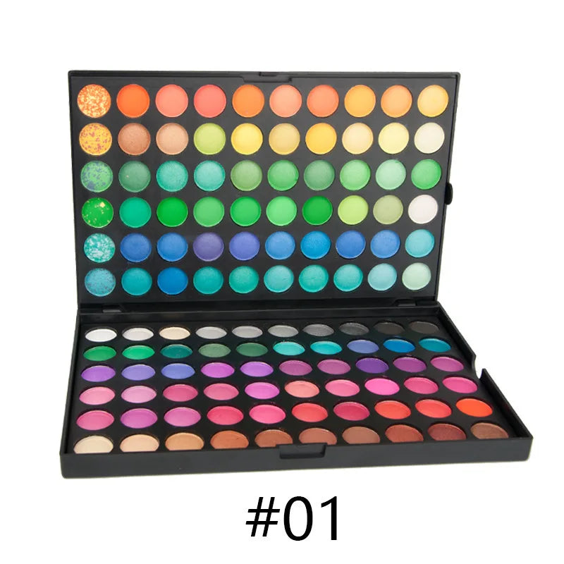 Palette de fards à paupières, 120 teintes, 5 modèles