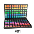 Palette de fards à paupières, 120 teintes, 5 modèles