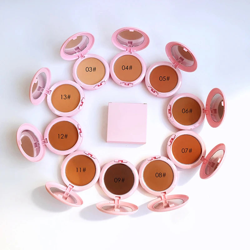 Palette de contouring et bronzer en poudre, 10 teintes