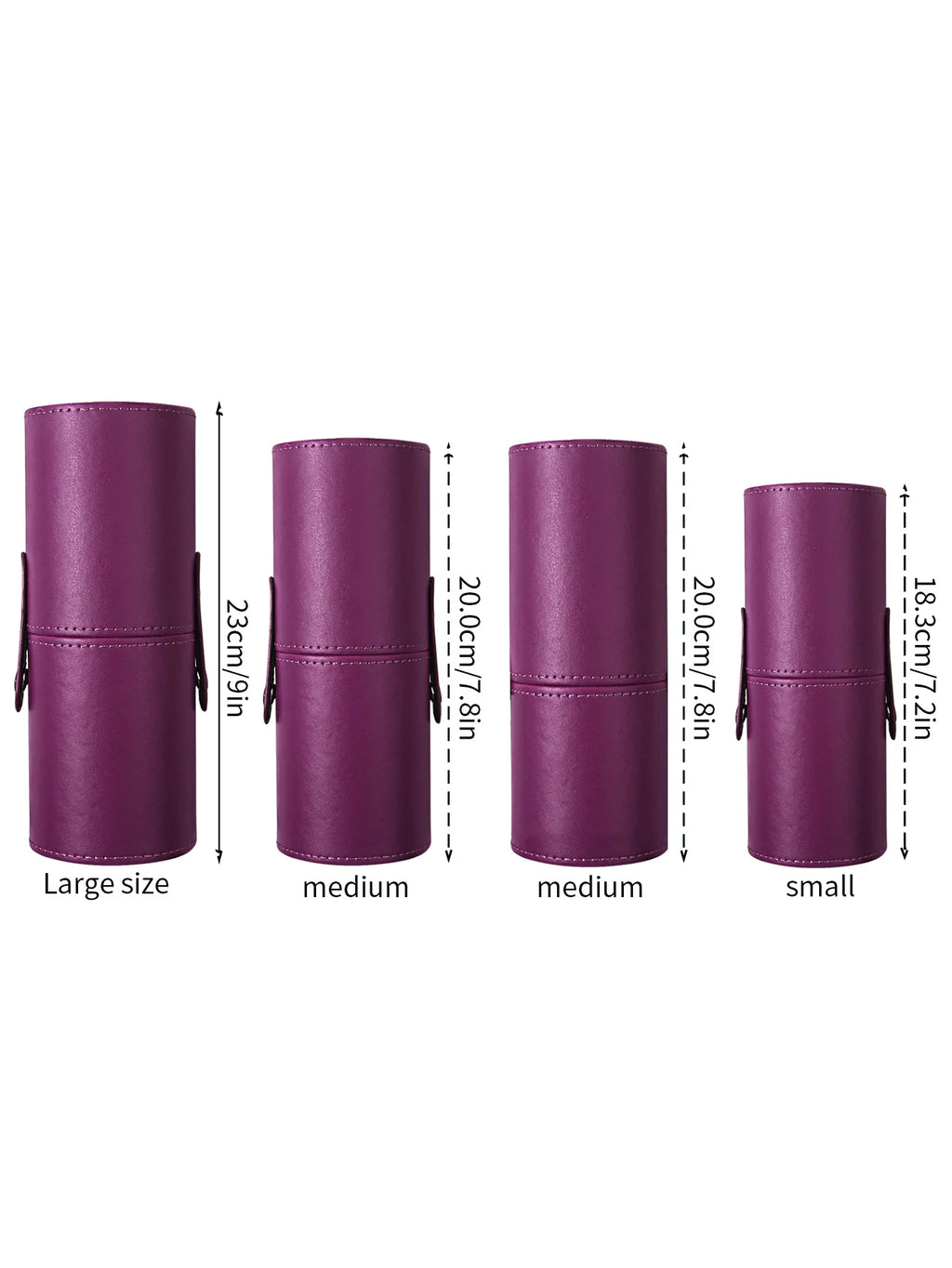 Étui de voyage pour pinceaux de maquillage