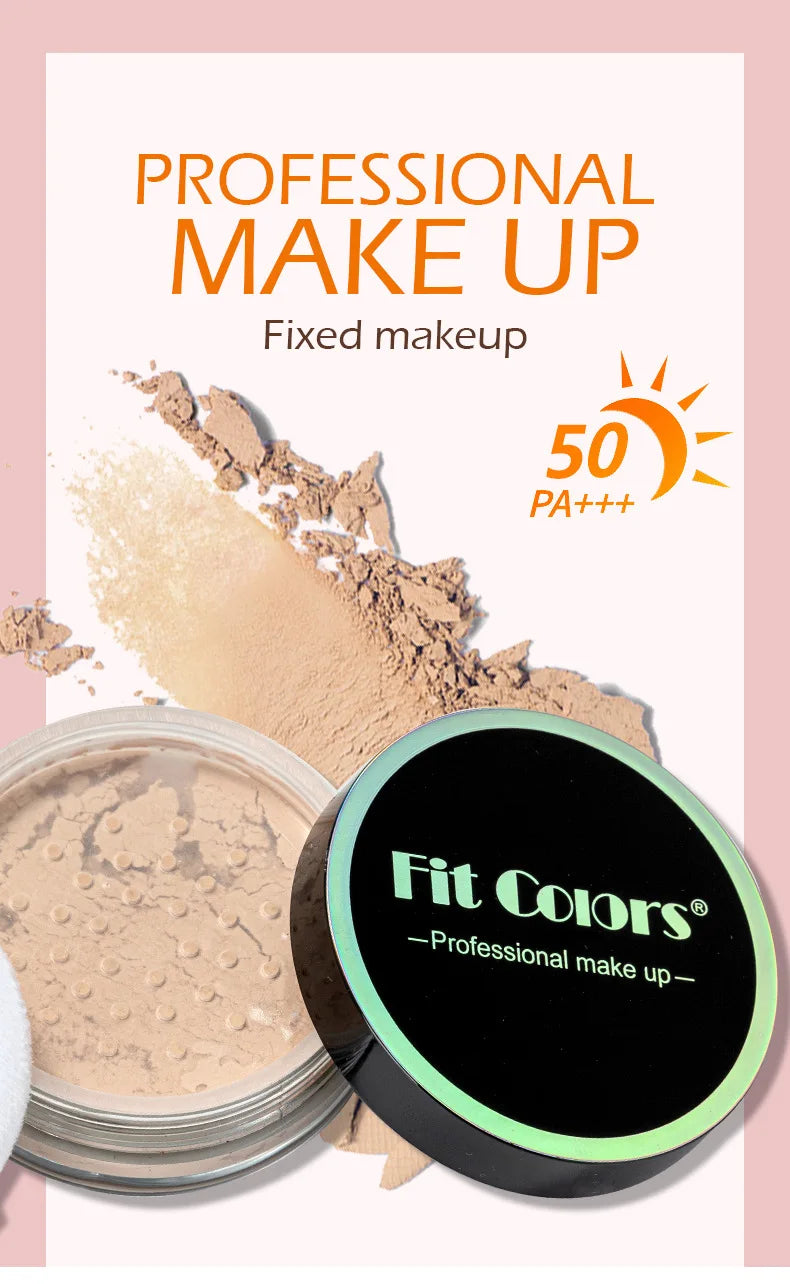 Poudre libre matifiante et fixatrice de maquillage, 10 g