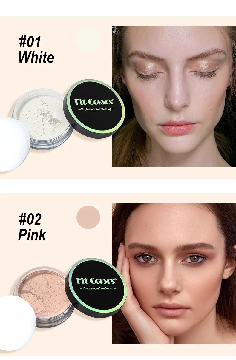 Poudre libre matifiante et fixatrice de maquillage, 10 g