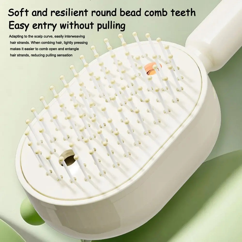 Brosse à cheveux rechargeable avec pulvérisation