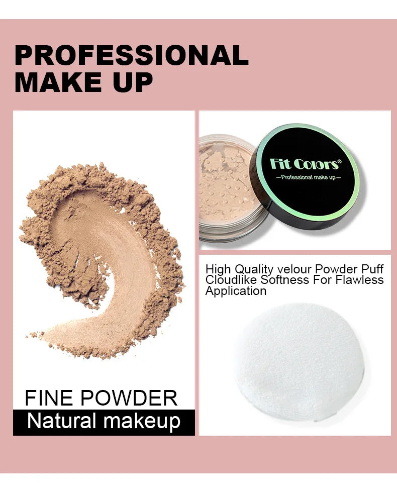 Poudre libre matifiante et fixatrice de maquillage, 10 g