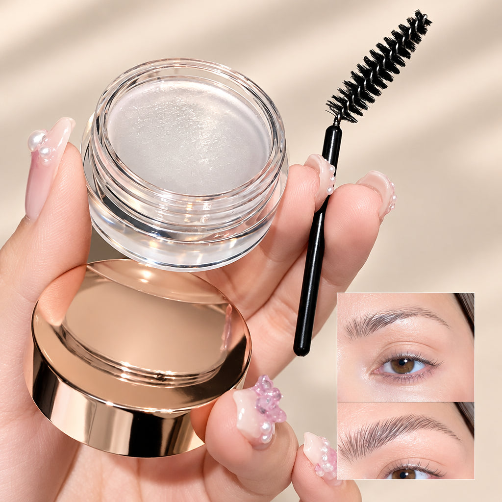 Gel fixateur 3D pour sourcils, gel à sourcils, texture gel, effet naturel
