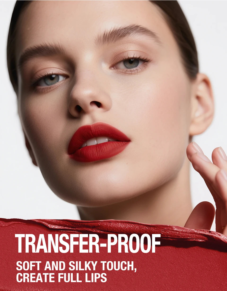 Duo crayon contour des lèvres et rouge à lèvres mat, 12 teintes