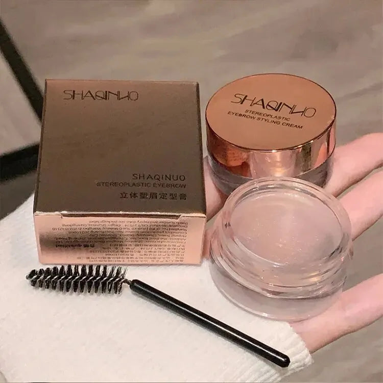Gel fixateur 3D pour sourcils, gel à sourcils, texture gel, effet naturel