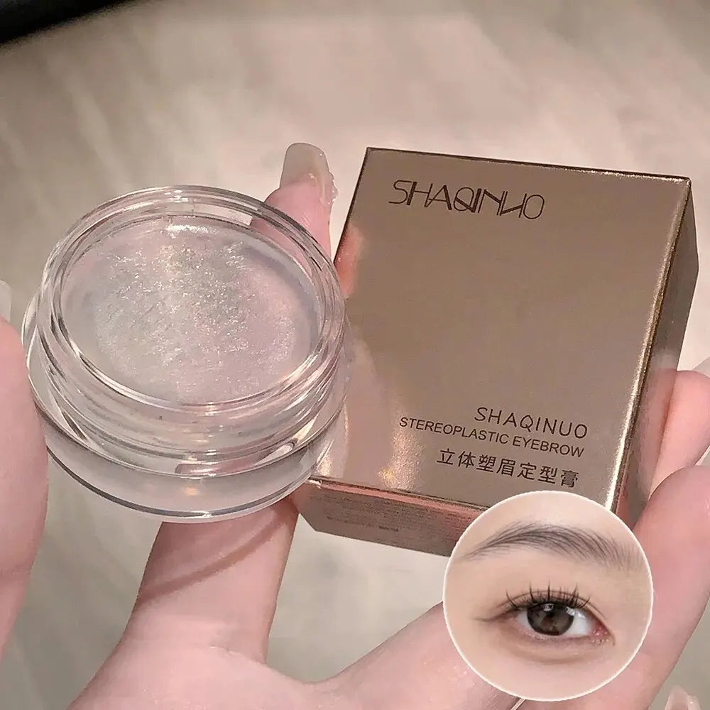 Gel fixateur 3D pour sourcils, gel à sourcils, texture gel, effet naturel