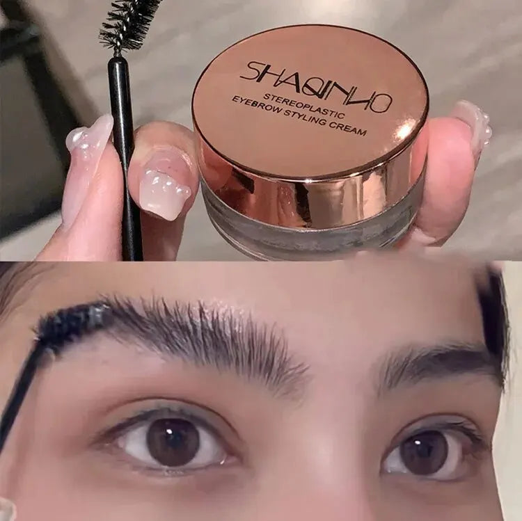 Gel fixateur 3D pour sourcils, gel à sourcils, texture gel, effet naturel