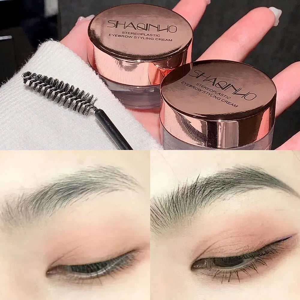 Gel fixateur 3D pour sourcils, gel à sourcils, texture gel, effet naturel