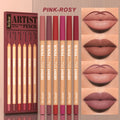 Ensemble de maquillage pour les lèvres, 6 pièces, 5 coloris