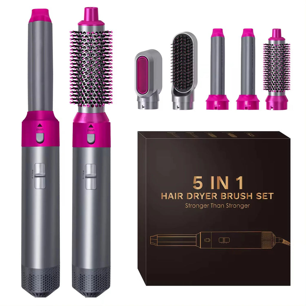 Brosse soufflante coiffante 5 en 1
