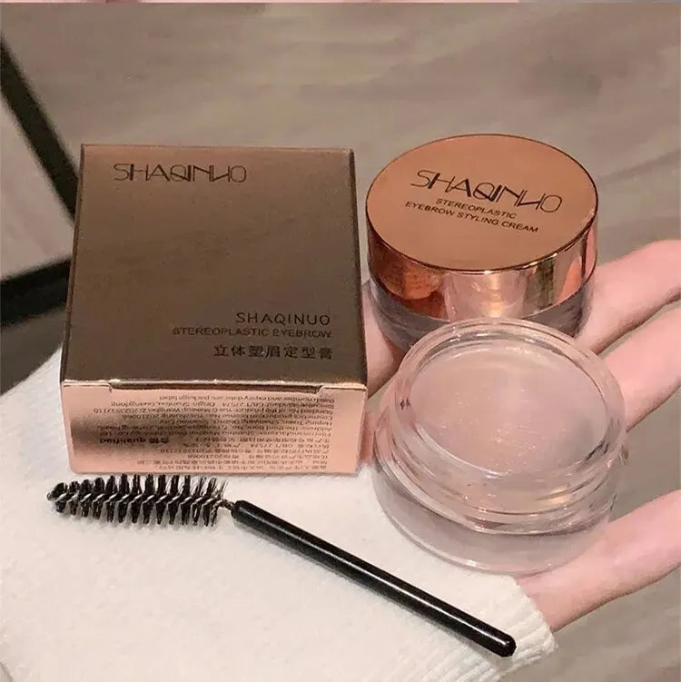 Gel fixateur 3D pour sourcils, gel à sourcils, texture gel, effet naturel