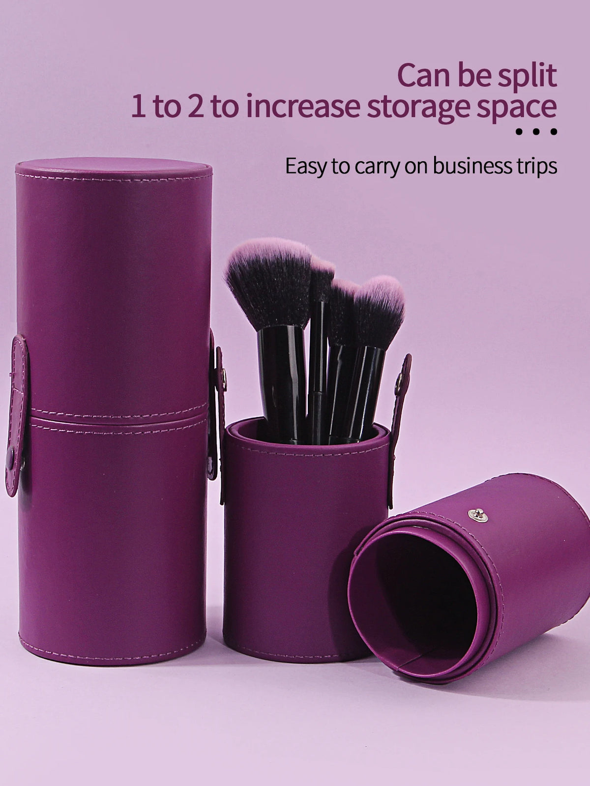 Étui de voyage pour pinceaux de maquillage