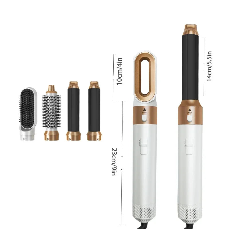 Brosse soufflante coiffante 5 en 1