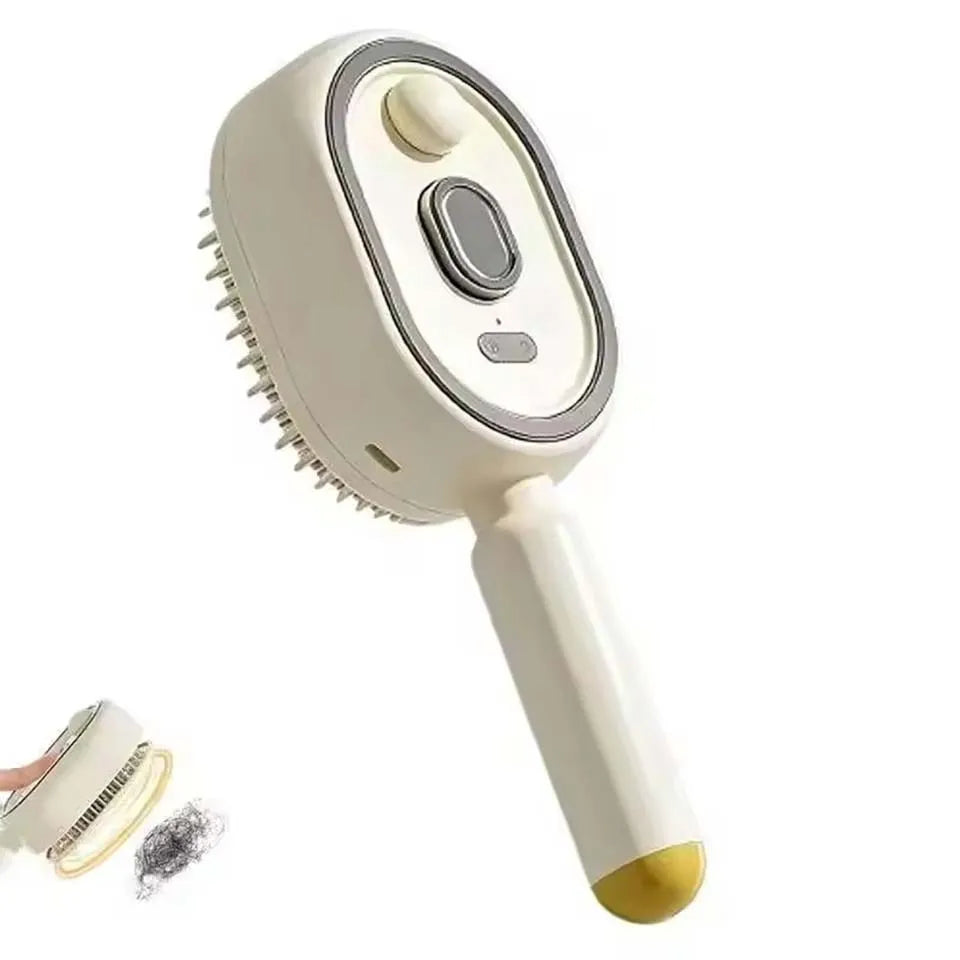 Brosse à cheveux rechargeable avec pulvérisation